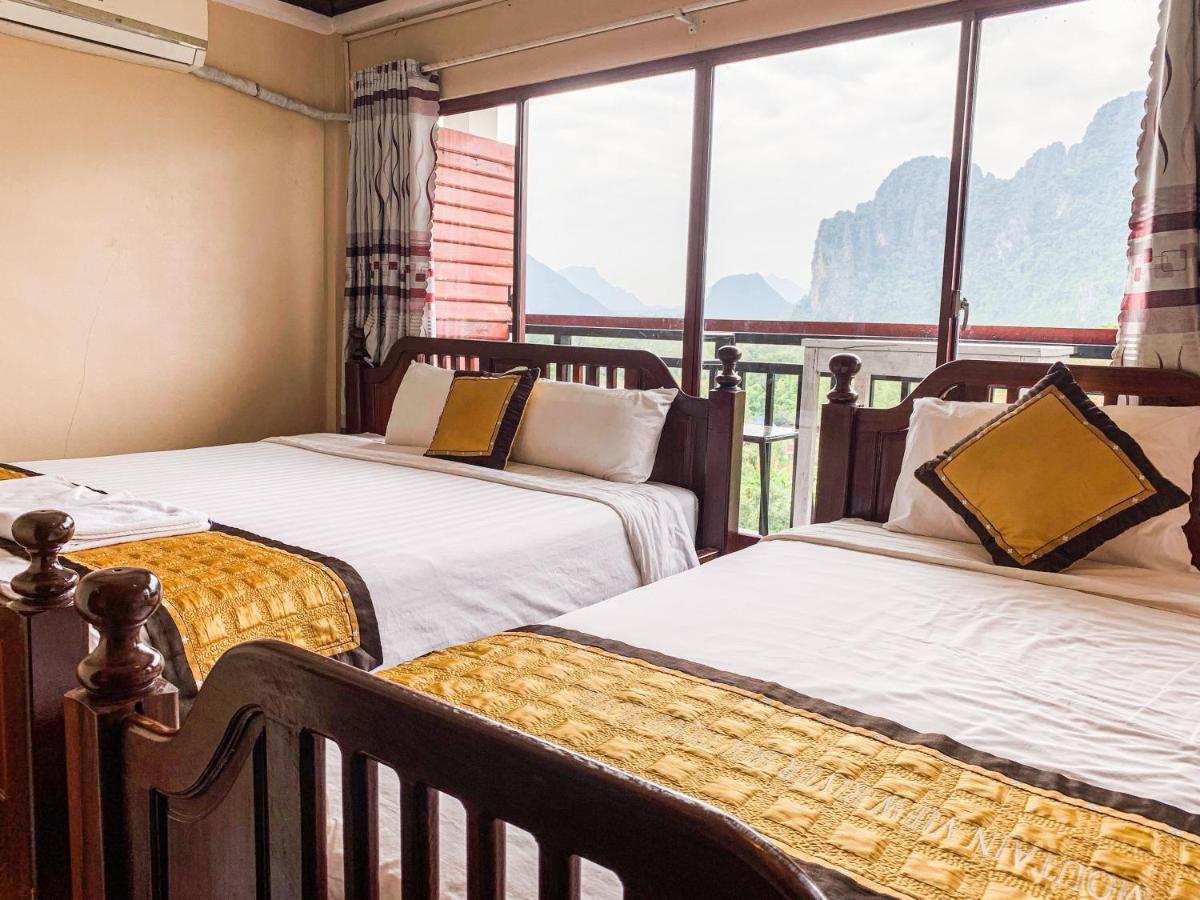 Bountang Mountain View Riverside Hotel Vang Vieng Exterior foto