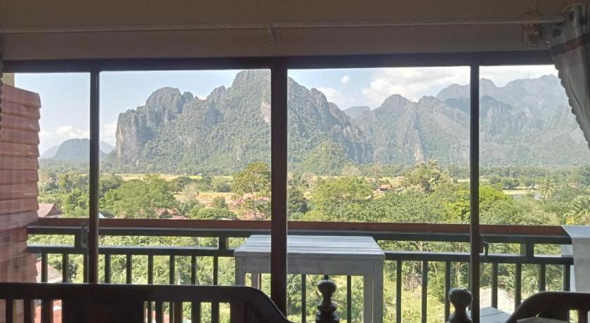 Bountang Mountain View Riverside Hotel Vang Vieng Exterior foto