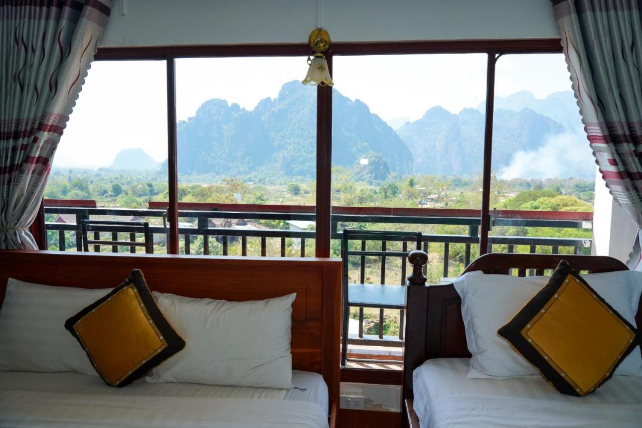 Bountang Mountain View Riverside Hotel Vang Vieng Exterior foto