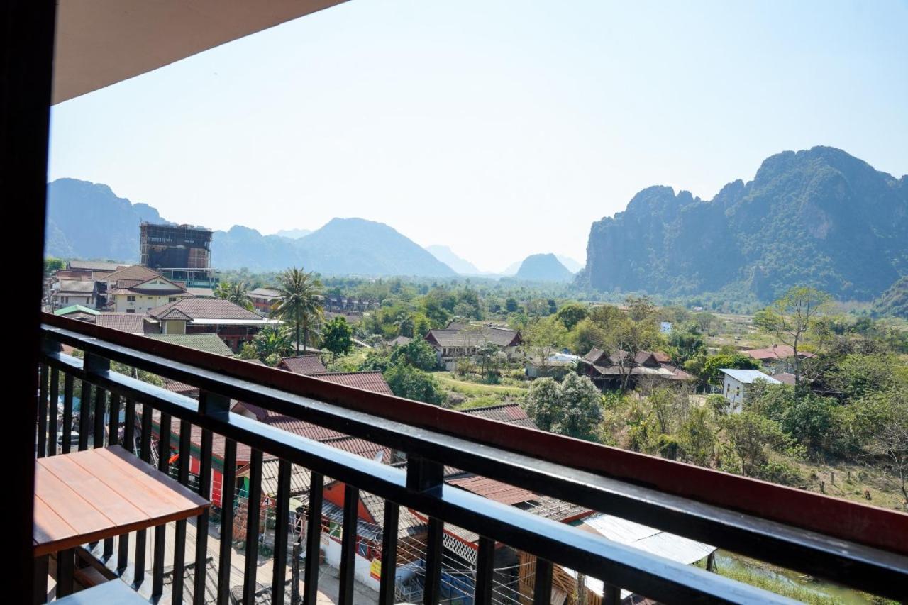 Bountang Mountain View Riverside Hotel Vang Vieng Exterior foto